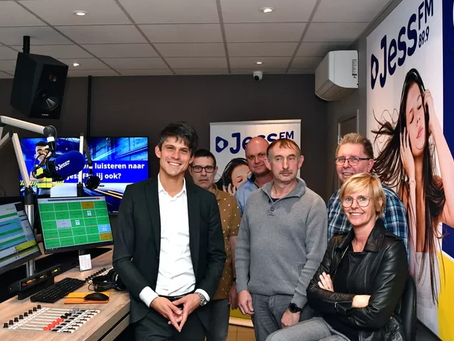 Radio Jess FM - Visit from Flemish Minister of Media Benjamin Dalle!