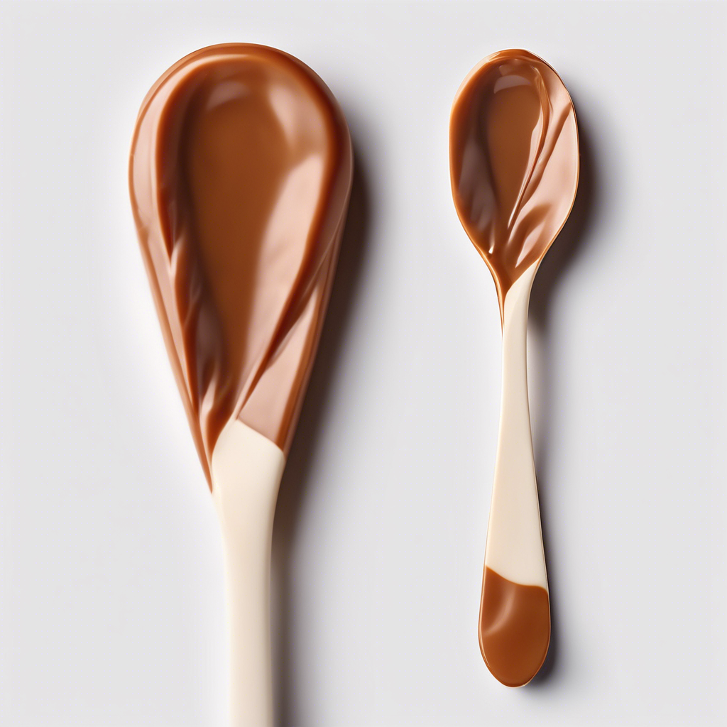 Caramel Swirl Chocolate Spoon