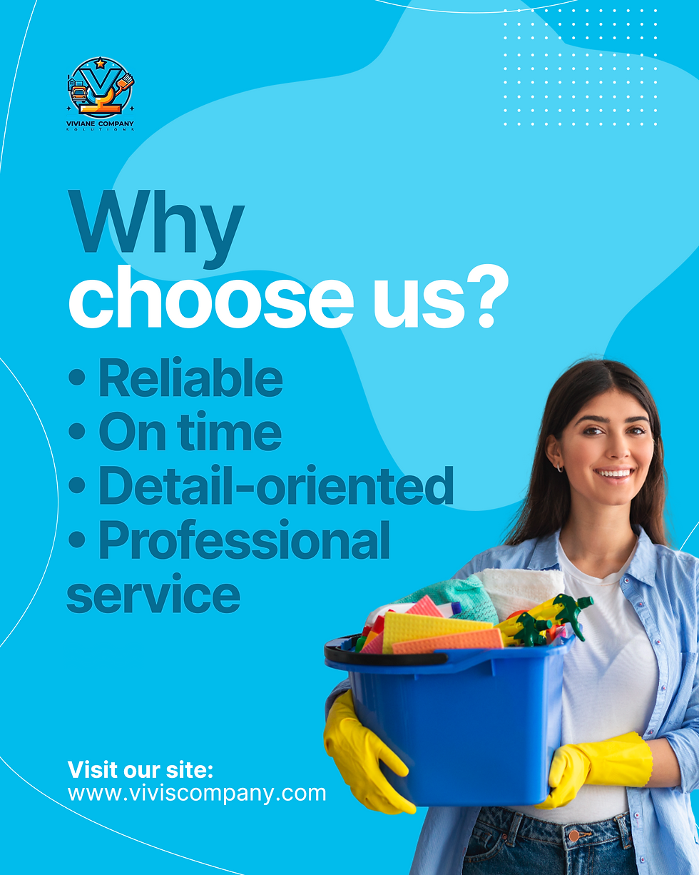 Professional cleaner Viviane Company Solutions