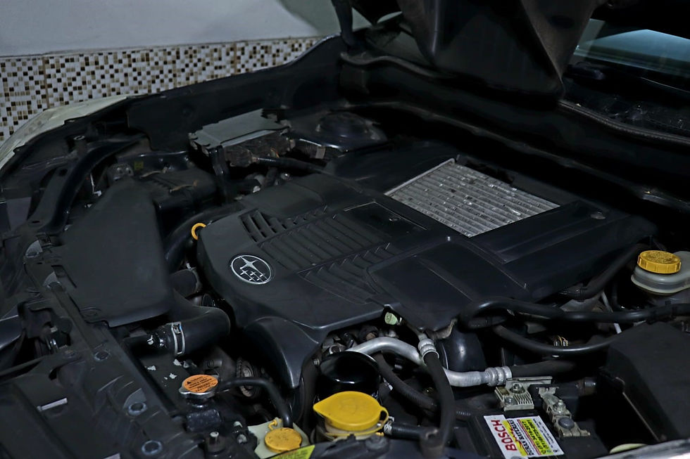 Limpeza de filtrode motor subaru