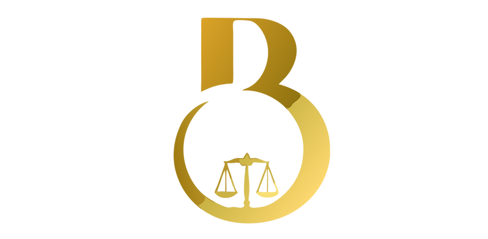 Logo marca dourada Britz Advocacia