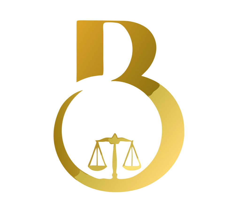 Logo marca dourada Britz Advocacia