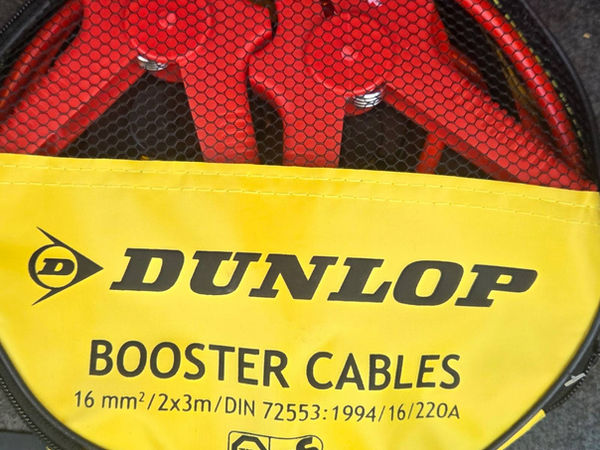 Câbles de démarrage Dunlop 16 mm² 3 m