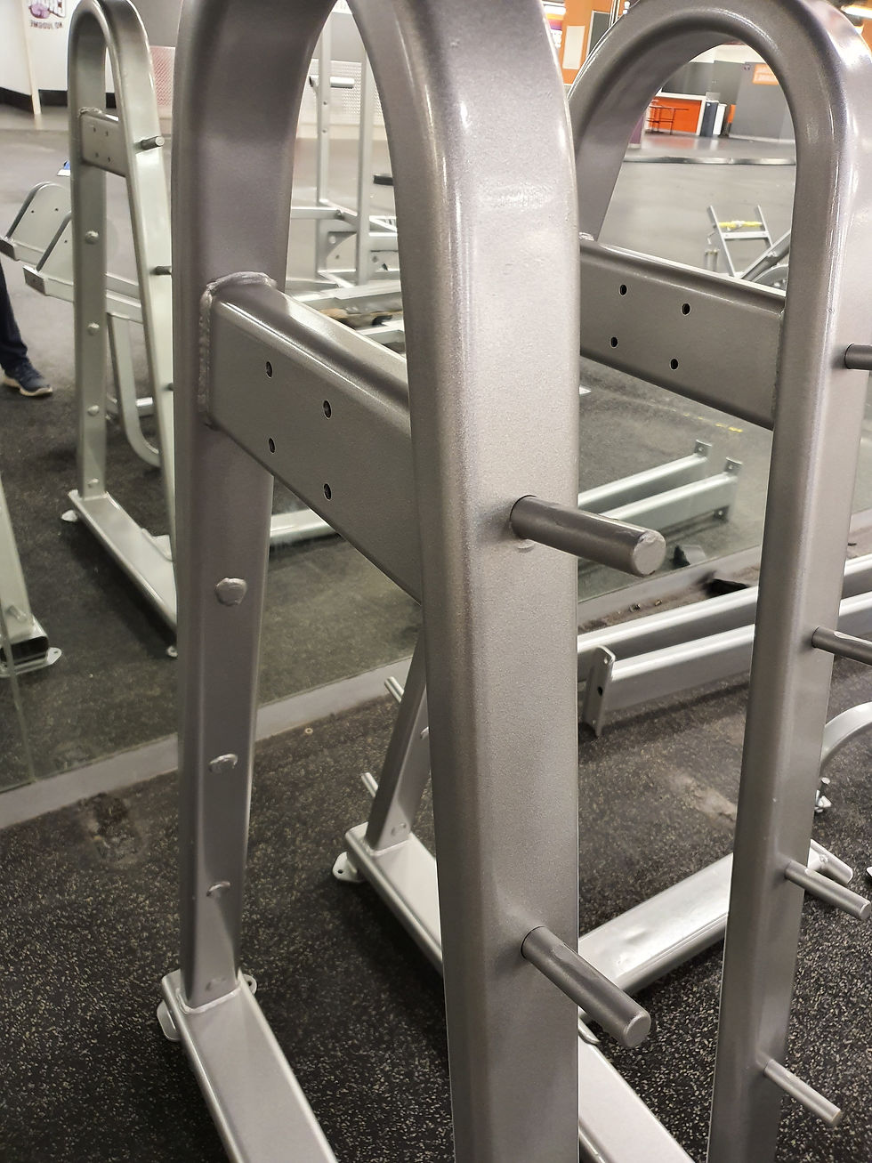 Thumbnail: bollards and gym equipments repaint