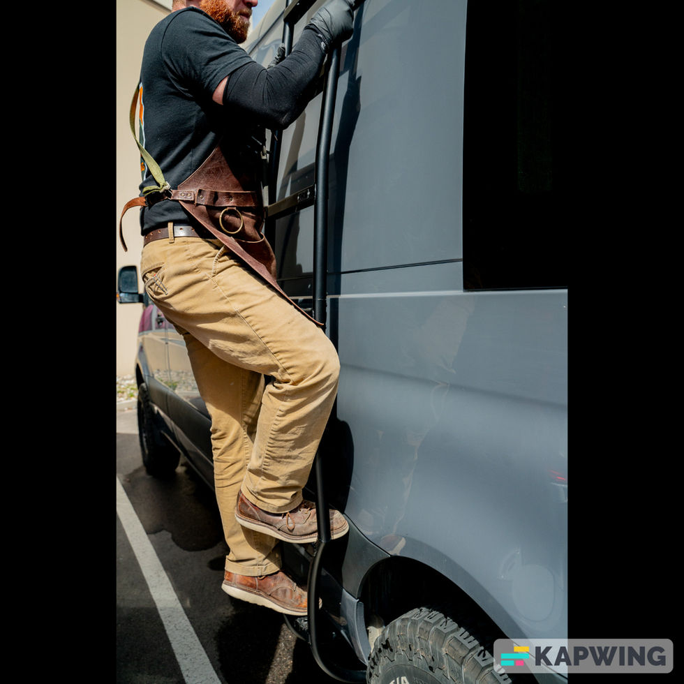Camper van Roof Ladder