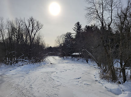 Little River in winter