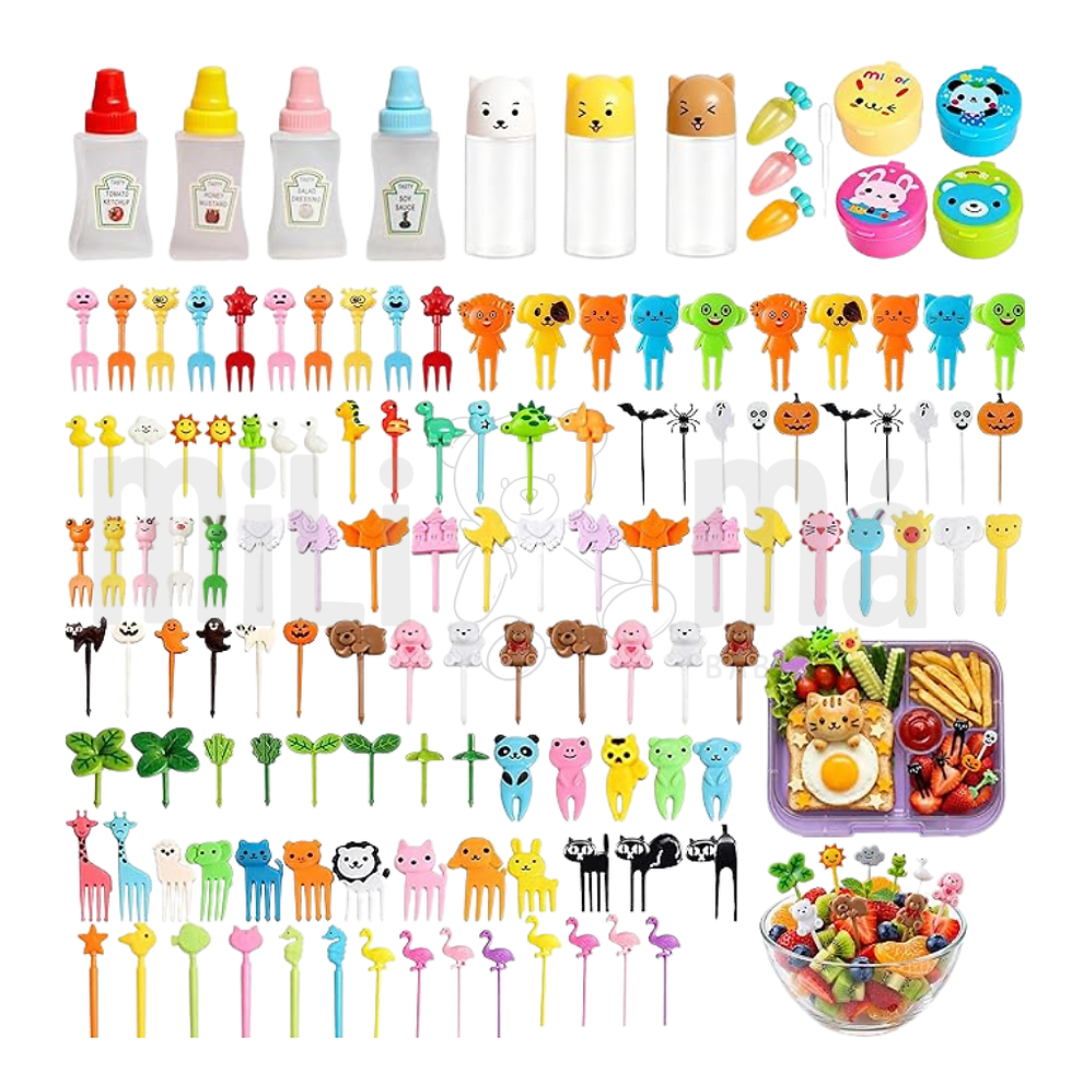 Miniatura: pinchos para lonchera decoración