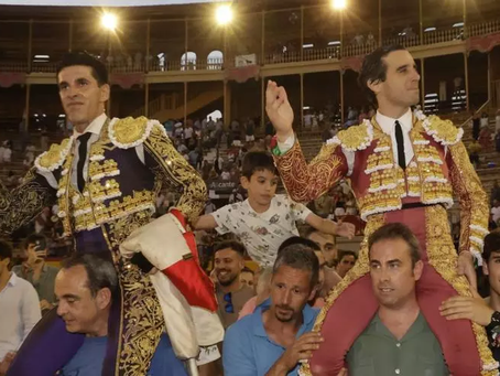 ALICANTE: Talvante y Ortega en volandas. Cogido Marco Pérez