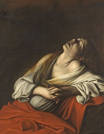 Caravaggio, "Maria Madalena em Êxtase" (1606)