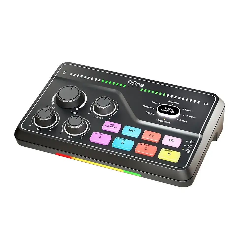 FIFINE AmpliGame SC8 Gaming USB Mixer