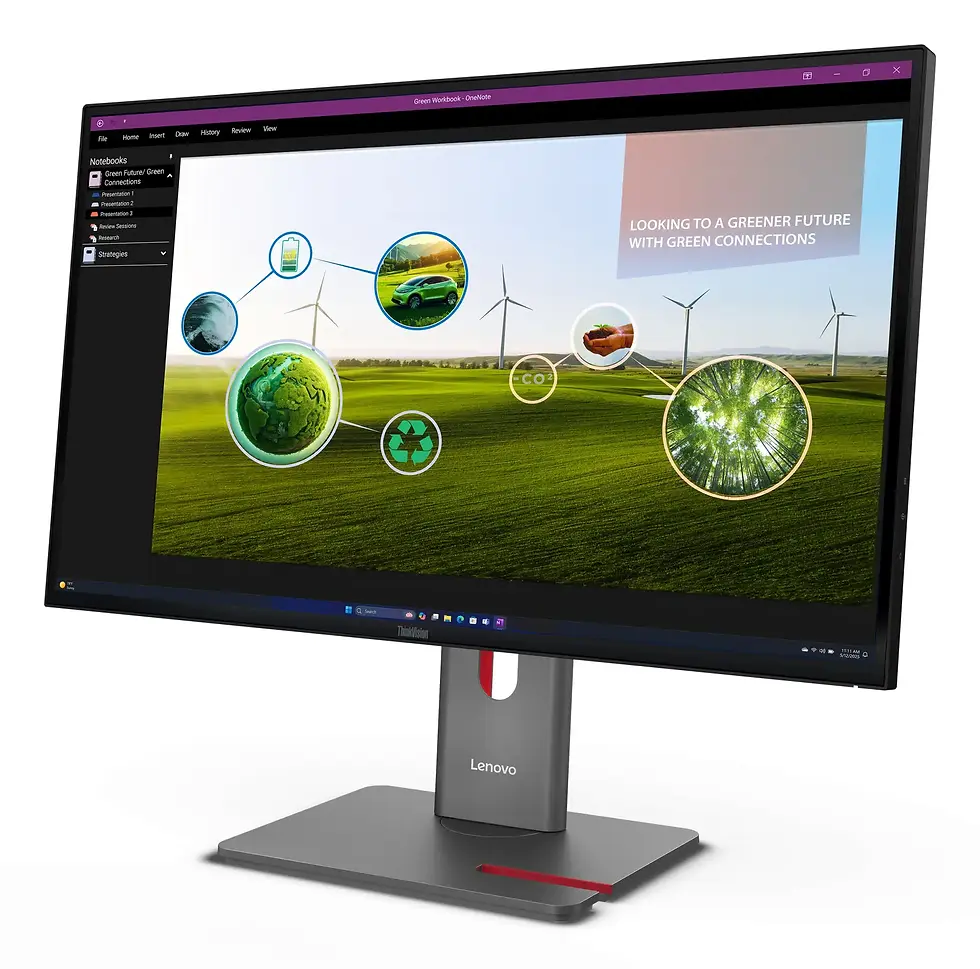 Thumbnail: Lenovo ThinkVision P27Q-40 QHD monitor