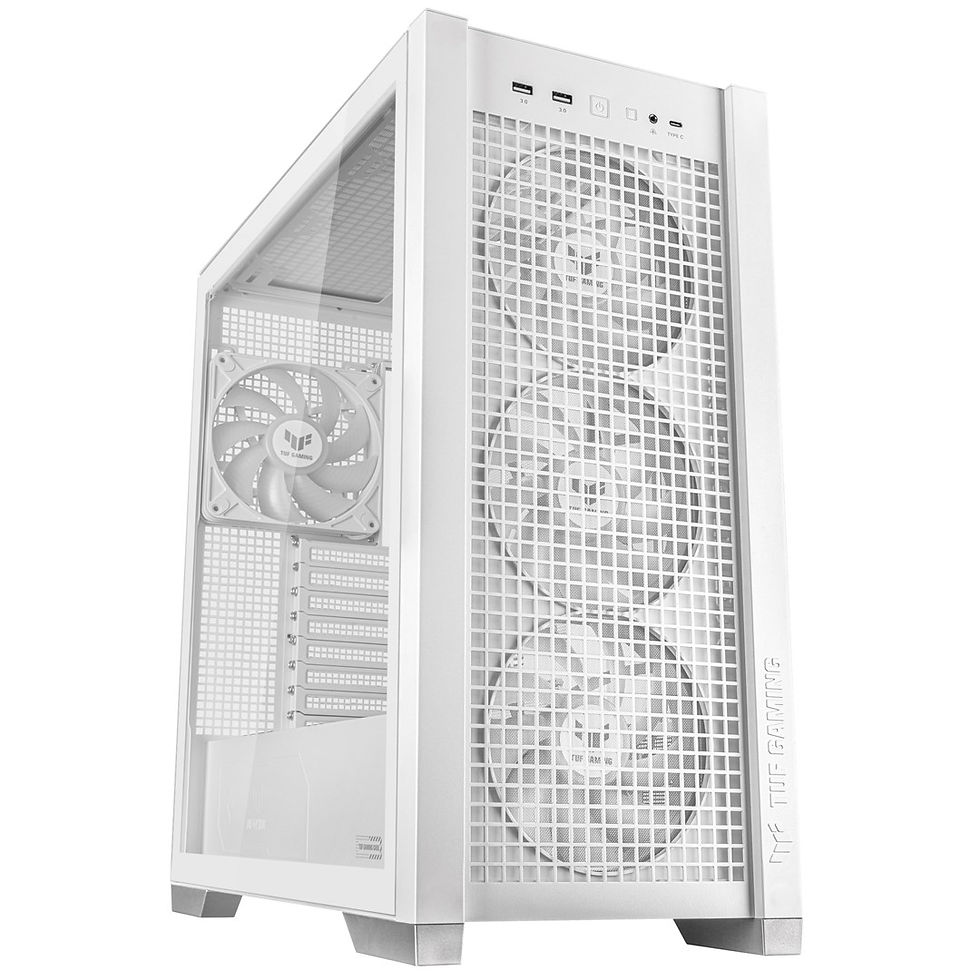 Miniatura: Computer case Housing Asus TUF GAMING GT302 TG ARGB WHITE