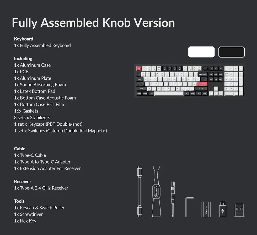 Thumbnail: Keychron Q6 HE (Q6H-M1) QMK Wireless Custom Keyboard