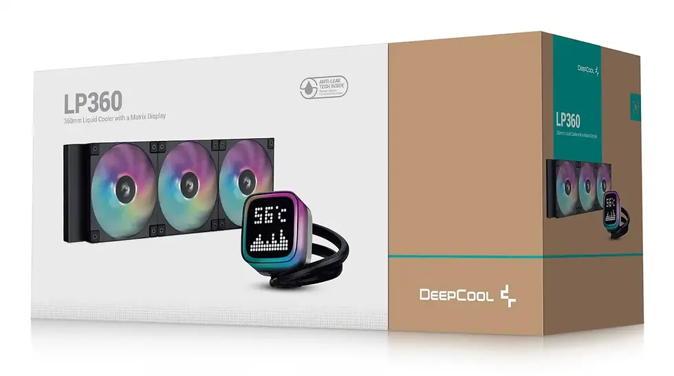 Miniaturbild: DeepCool LP360 CPU liquid cooler