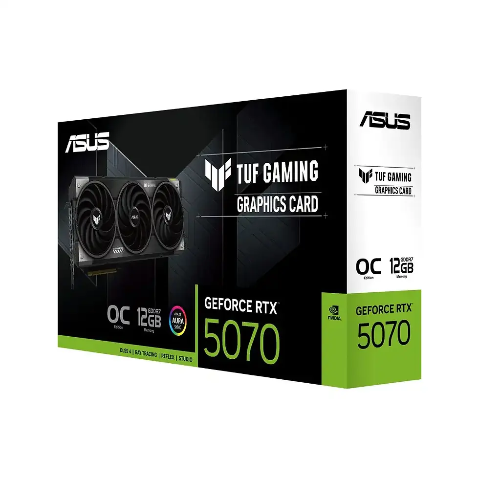 Miniatyrbild: ASUS TUF-RTX5070-O12G-GAMING NVIDIA GeForce RTX 5070 12
