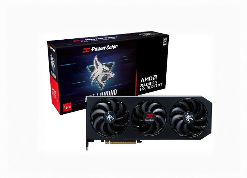 PowerColor Hellhound RX 9070 XT 16G-L/OC graphic card
