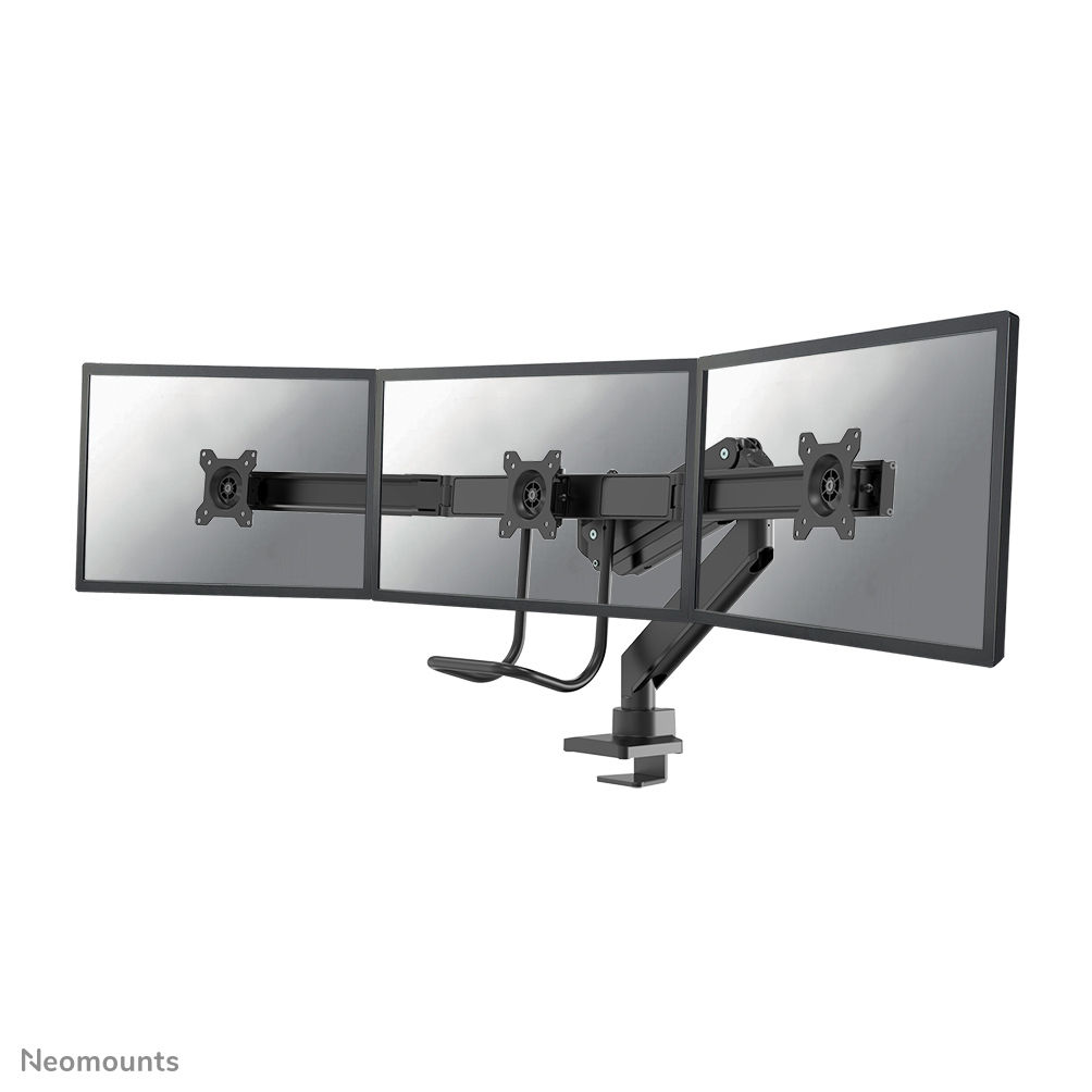 Neomounts NM-D775DX3BLACK triple monitor arm 17-27"