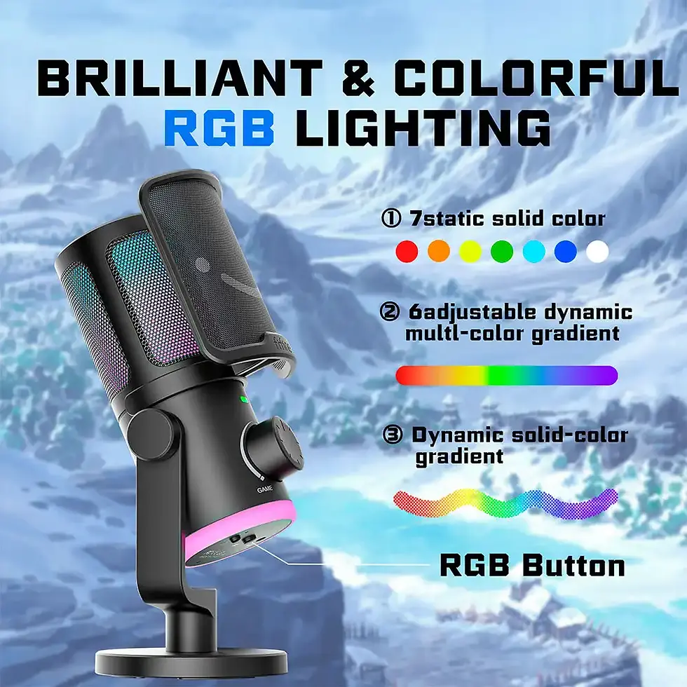 Thumbnail: FIFINE AM6 Condenser RGB USB Microphone