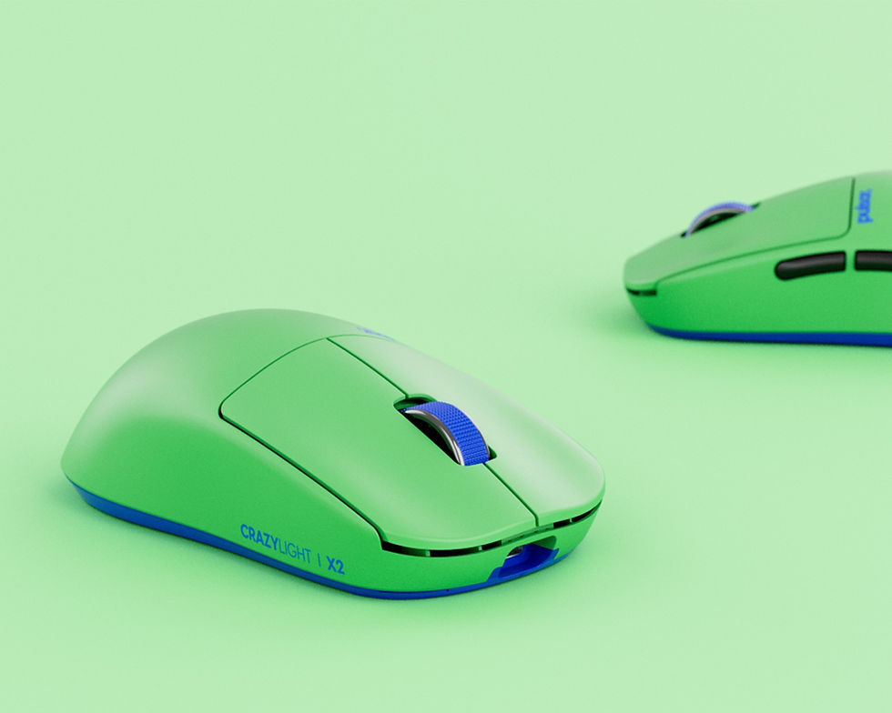 Miniature : Pulsar X2 CRAZYLIGHT Wireless Gaming Mouse - Aqua Zest