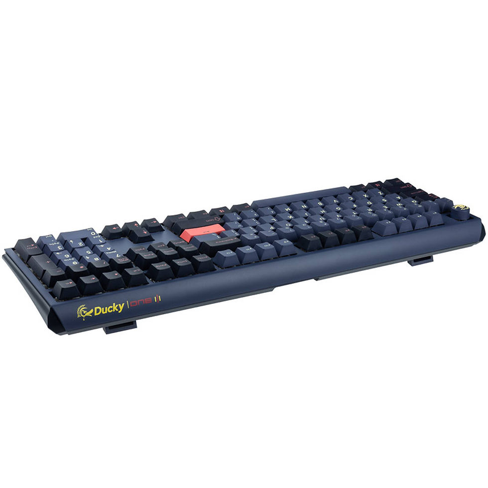 Miniaturbild: Ducky One 3 Cosmic Blue, Gaming Keyboard RGB LED MX-Blue (US)
