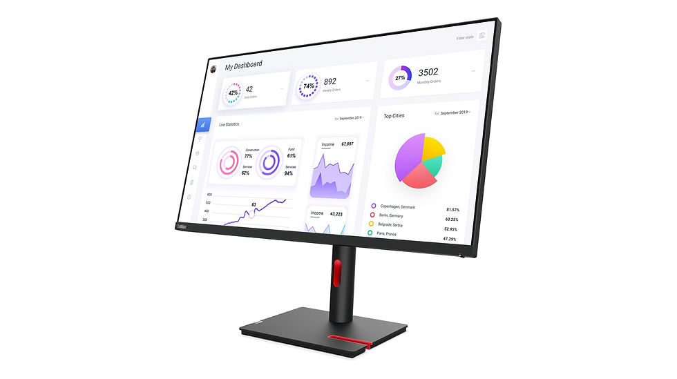 Miniatyrbild: Lenovo ThinkVision T32p-30 LED computer monitor