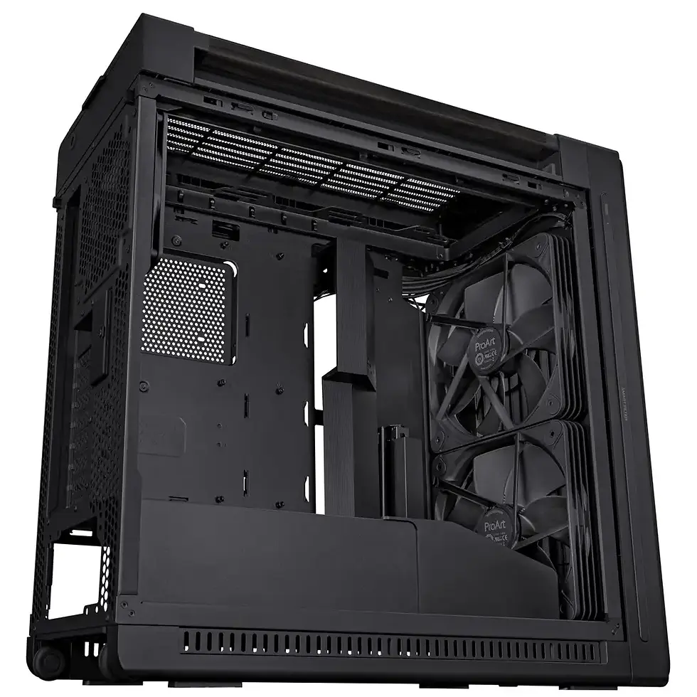 Sīktēls: ASUS ProArt PA602 Wood Glass panel Edition Midi Tower Black