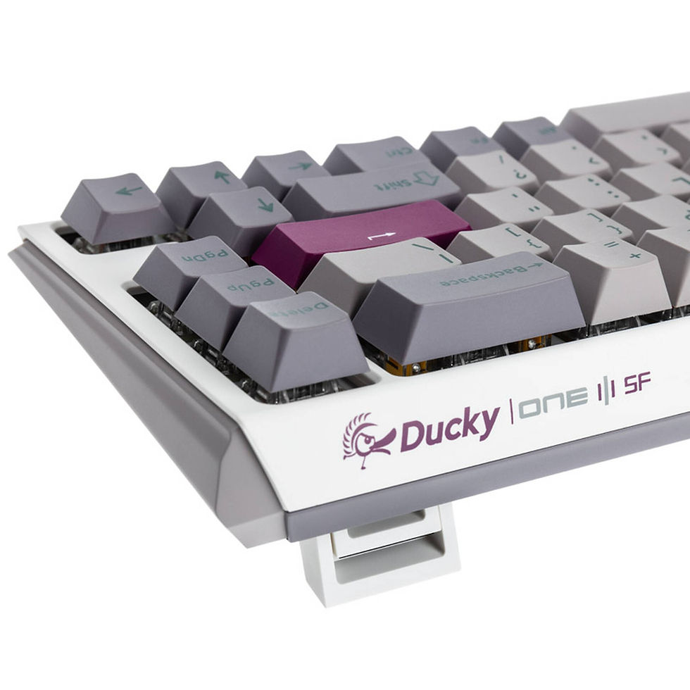 Miniatura: Ducky One 3 Mist Grey SF Gaming Keyboard, RGB LED - MX-Silent-Red (US)