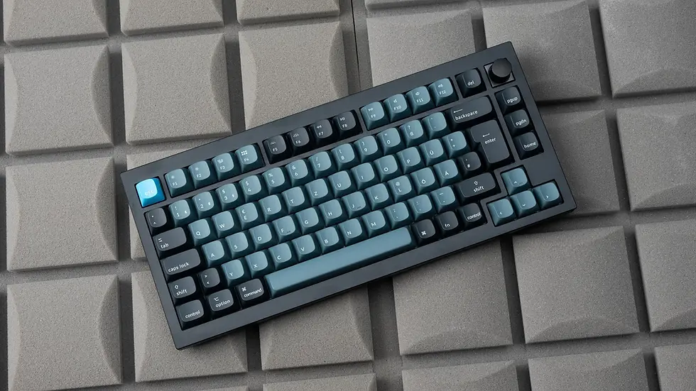 Miniatura: keychron q1 pro carbon black  Q1P-M1