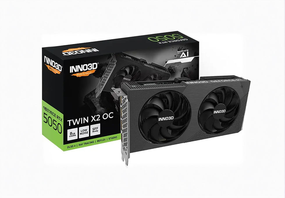 INNO3D GeForce RTX 5050 TWIN X2 OC NVIDIA 8 GB video card