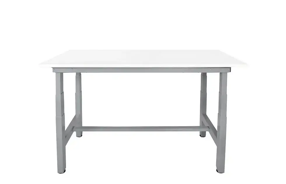 Thumbnail: Atlas Pro heavy duty standing desk frame 250kg grey 4 motor sit stand desk base for large workstations