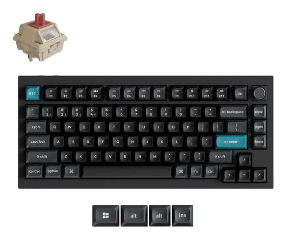 Thumbnail: Keychron Q1 Ultra Black mechanical keyboard