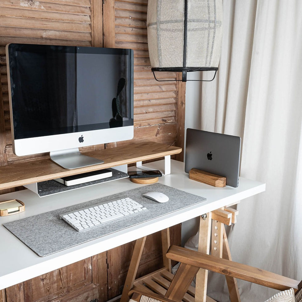 Sīktēls: Desk pad felt large