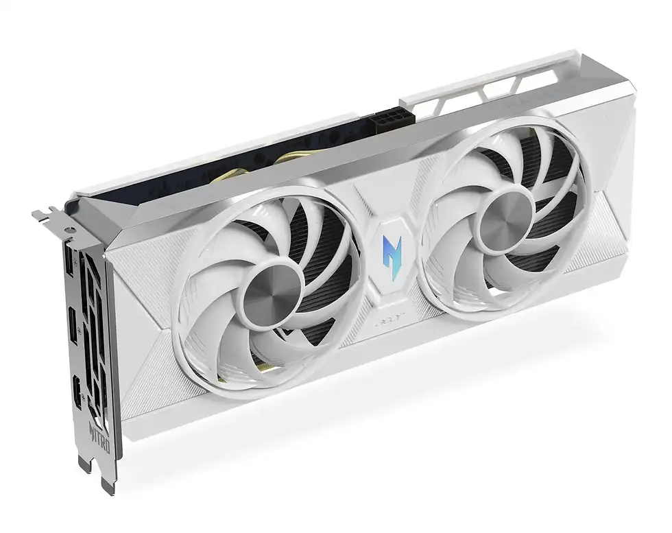 Miniatura: Acer Nitro Radeon RX 9060 XT OC 8GB White graphics card