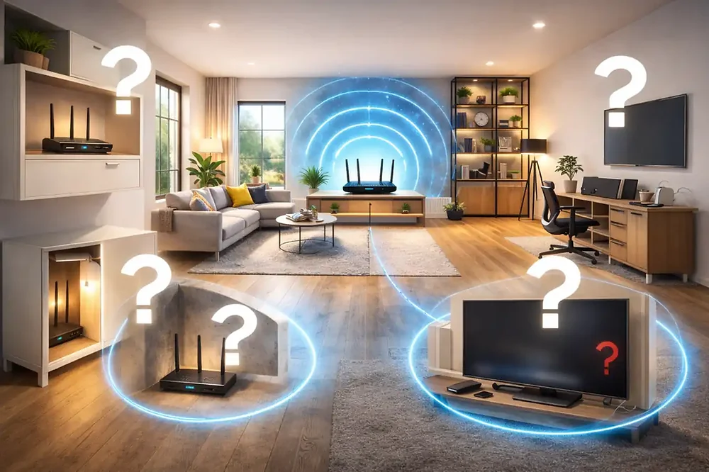 Home Office Router Setup Where to Place Your Wi-Fi Router for Best Home Office Performance ...
