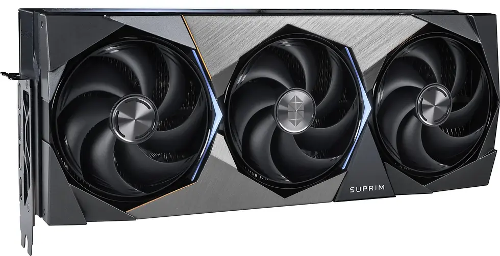 Miniatyrbild: MSI SUPRIM GEFORCE RTX 5090 32G SOC graphics card