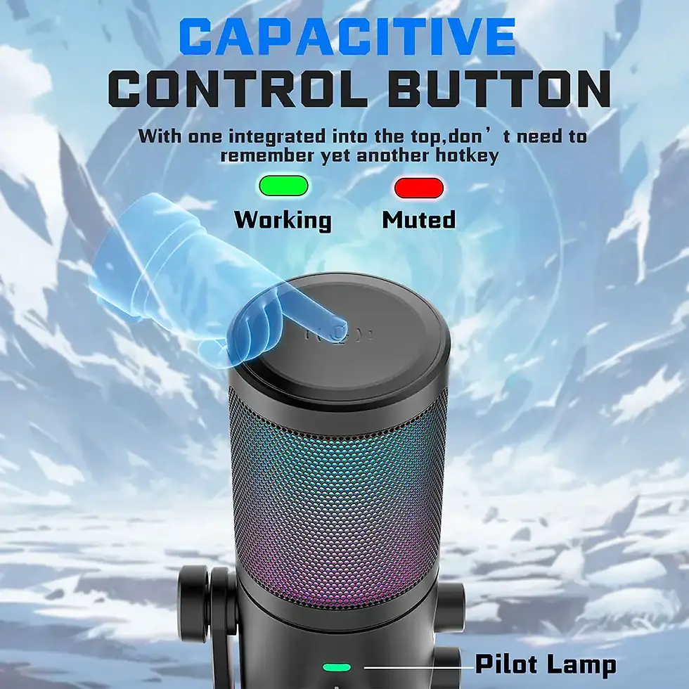 Thumbnail: FIFINE AM6 Condenser RGB USB Microphone