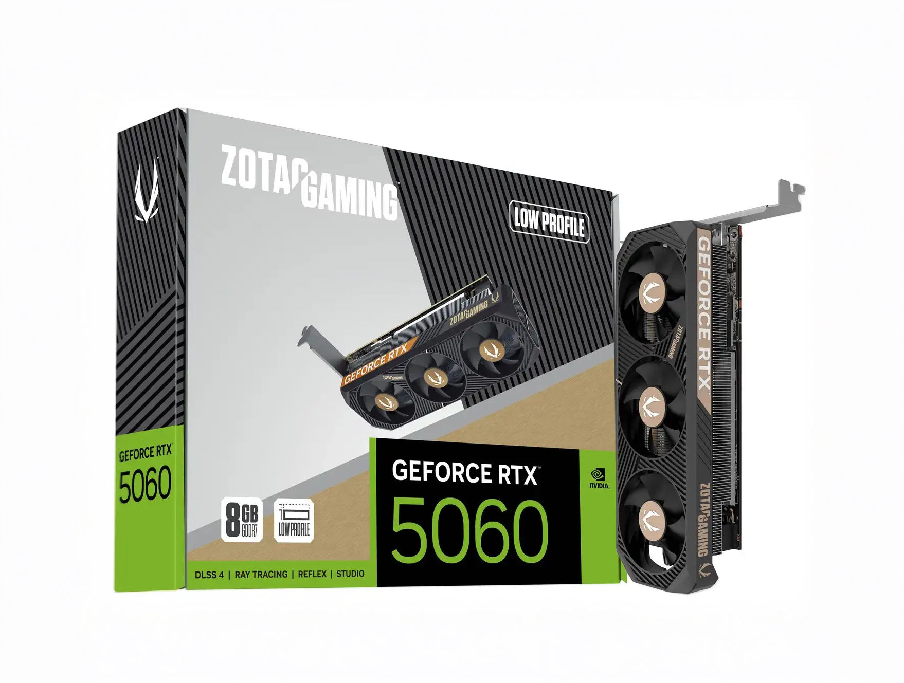 Zotac GAMING GeForce RTX 5060 Low Profile NVIDIA 8 GB graphic card