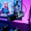 Miniatura: FIFINE AM8T Dynamic RGB XLR/USB Microphone Adjustable Boom Arm