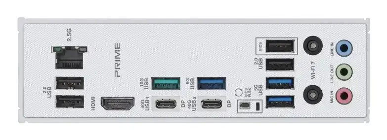 Miniatyrbild: ASUS Prime X870-P WIFI AMD X870 Socket AM5 ATX motherboard