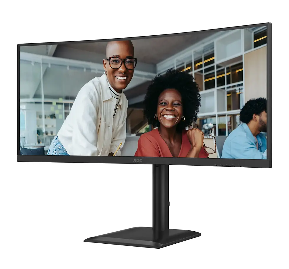 Miniatura: AOC E4 CU34E4CV 34 inch QHD computer monitor for office