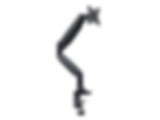 Multibrackets gas spring monitor arm black