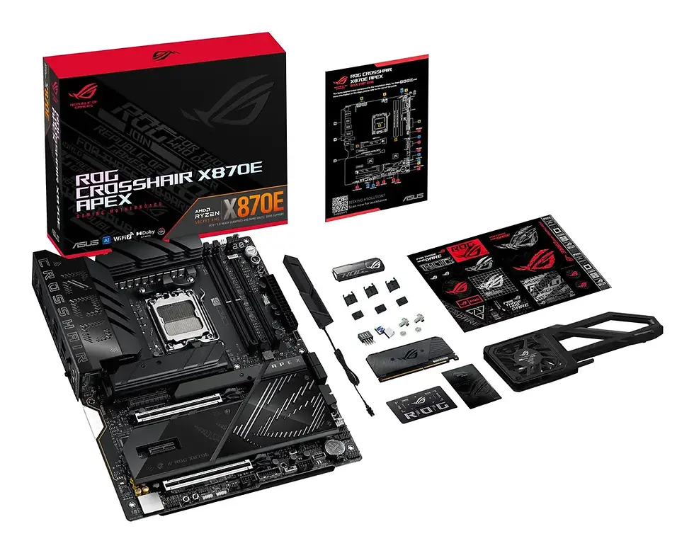 Thumbnail: ASUS ROG CROSSHAIR X870E APEX AMD X870E Socket AM5 ATX motherboard