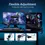 Miniaturbild: FIFINE T658 Dynamic RGB USB Microphone with Boom Arm Stand