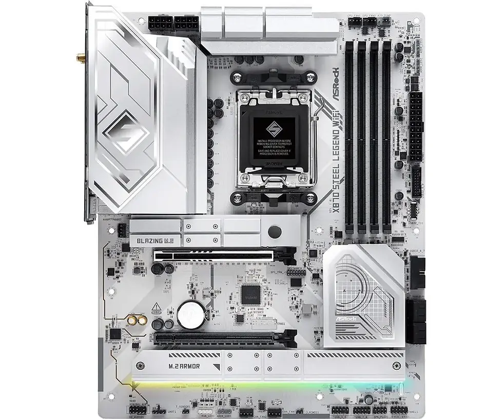 Miniaturbild: ASRock X870 Steel Legend WiFi AM5 motherboard