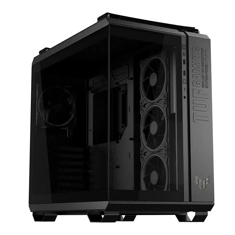 Sīktēls: ASUS TUF GAMING GT502 Horizon TG ARGB Black Midi PC Case