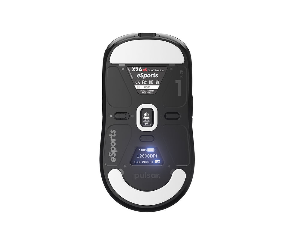 Miniatura: Pulsar X2-A Ambi eS Wireless Gaming Mouse - Black