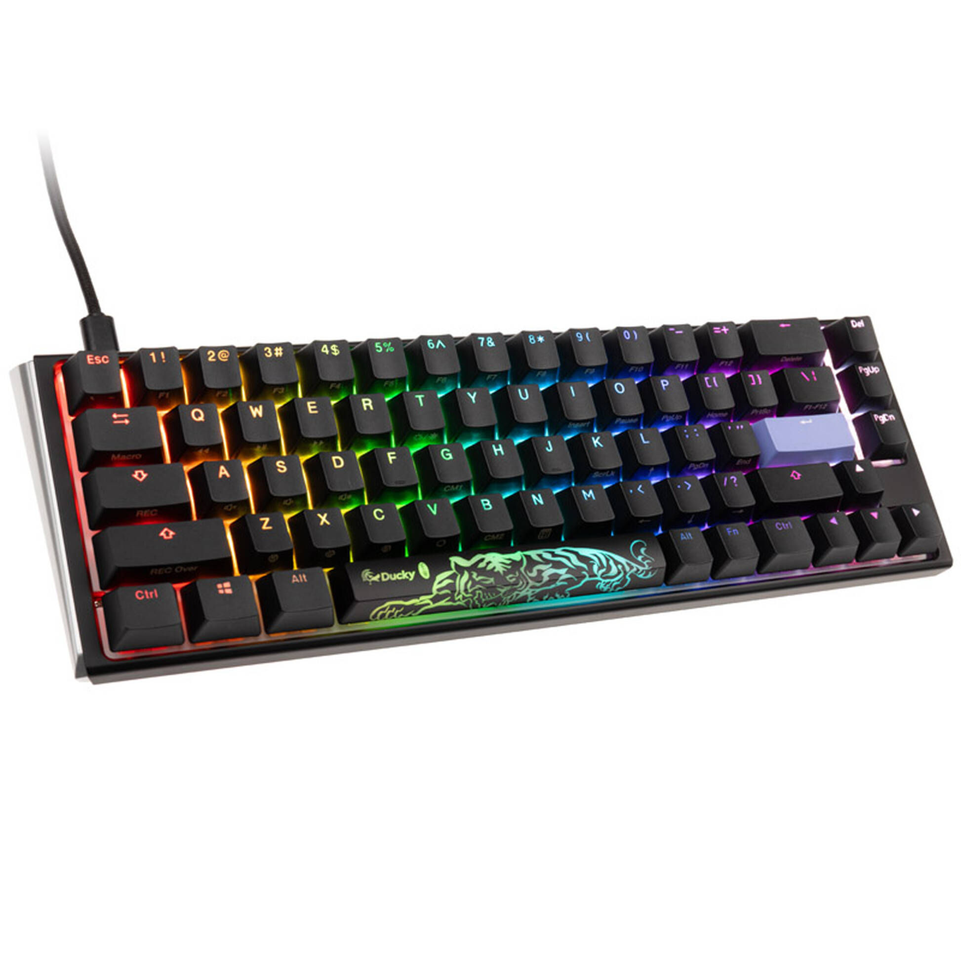 Ducky One 3 Classic Black-White SF Gaming Keyboard, RGB LED - MX-Brown (US)
