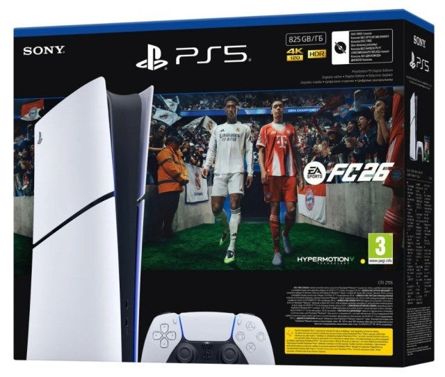 Thumbnail: Sony PlayStation 5 Slim Digital+ FC26 Bundle 825GB