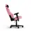 Miniaturbild: DXRacer DRIFTING gaming chair pink fabric XL ergonomic chair with lumbar cushion and adjustable armrests
