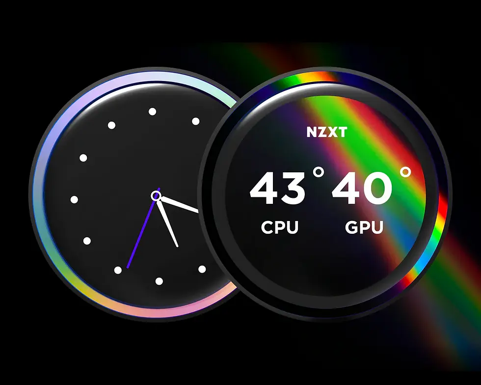 Thumbnail: NZXT Kraken Elite 360 RGB AIO Liquid CPU Cooler with LCD